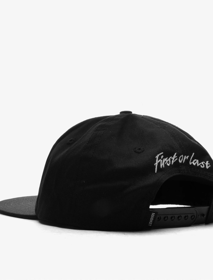 Market First or Last Unisex Siyah Şapka Market First or Last Unisex Siyah Şapka