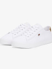 Tommy Hilfiger Vulc Lace Up Kadın Beyaz Sneaker Tommy Hilfiger Vulc Lace Up Kadın Beyaz Sneaker