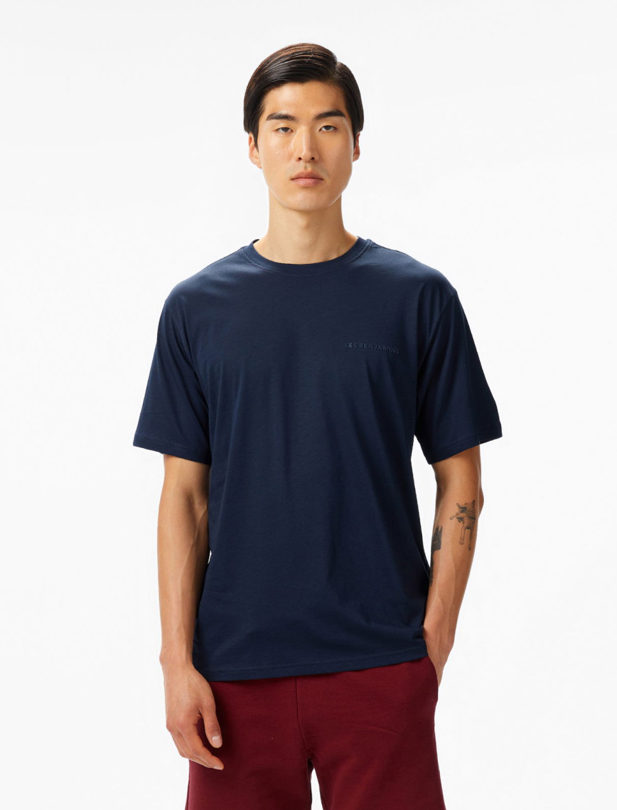 Les Benjamins 408 Erkek Lacivert T-Shirt Les Benjamins 408 Erkek Lacivert T-Shirt