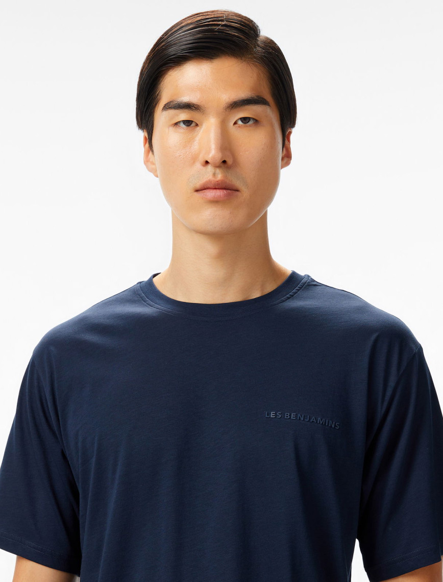Les Benjamins 408 Erkek Lacivert T-Shirt Les Benjamins 408 Erkek Lacivert T-Shirt