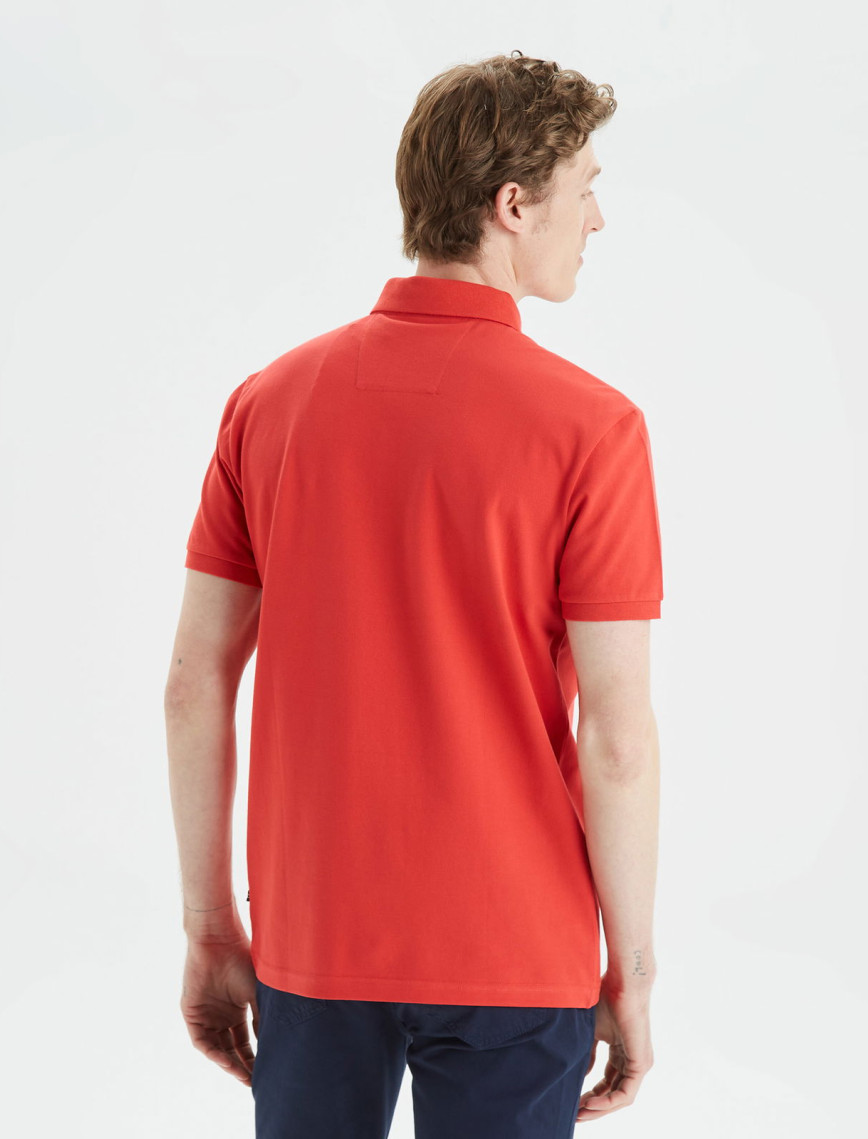 Nautica Erkek Kırmızı Slim Fit Kısa Kollu Polo Yaka T-Shirt Nautica Erkek Kırmızı Slim Fit Kısa Kollu Polo Yaka T-Shirt