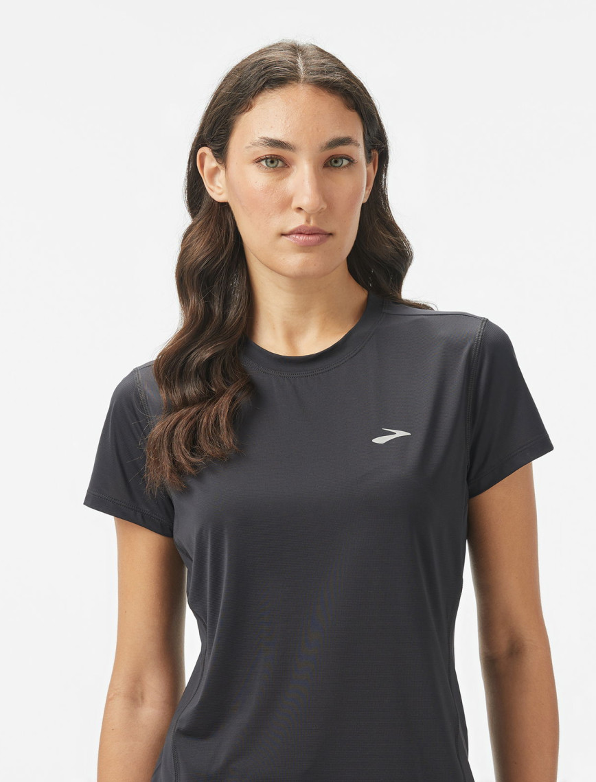 Brooks Sprint Free Sleeve 3.0 Kadın Siyah Koşu T-Shirt Brooks Sprint Free Sleeve 3.0 Kadın Siyah Koşu T-Shirt