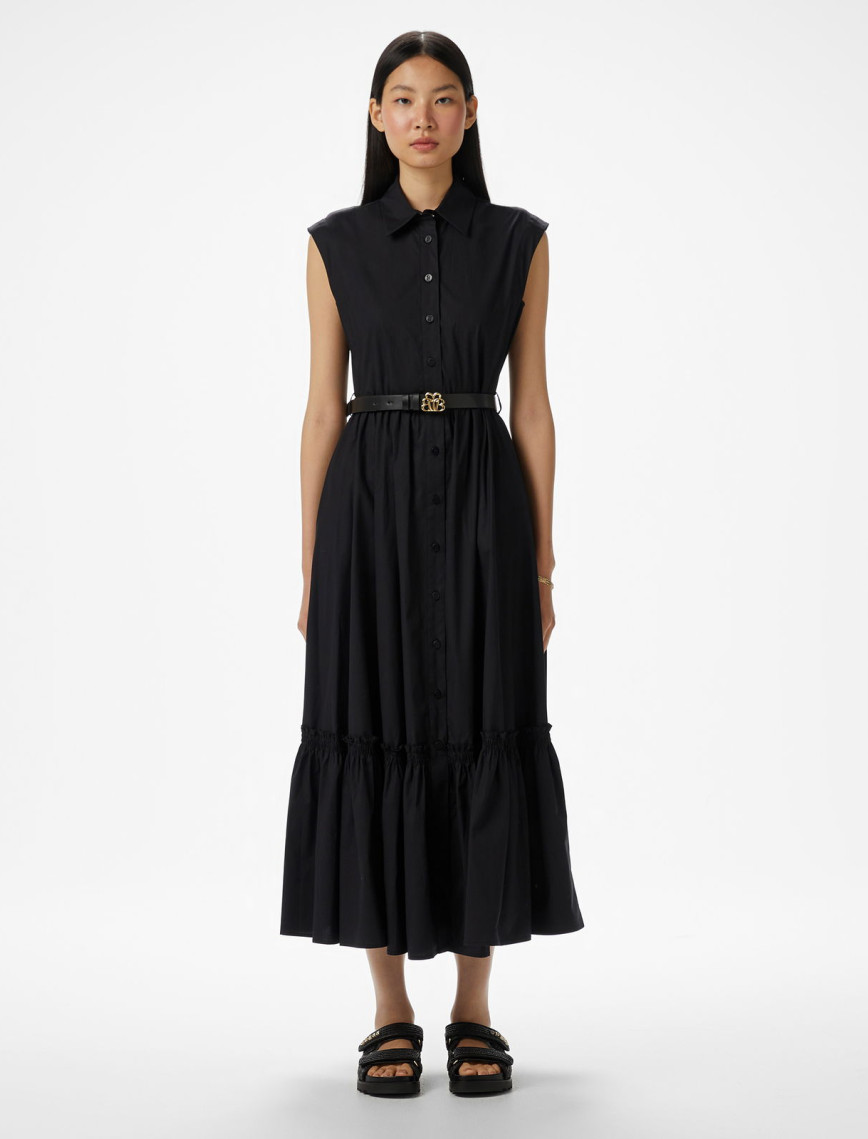 Brooks Brothers Midi Boy Kolsuz Kadın Siyah Elbise Brooks Brothers Midi Boy Kolsuz Kadın Siyah Elbise