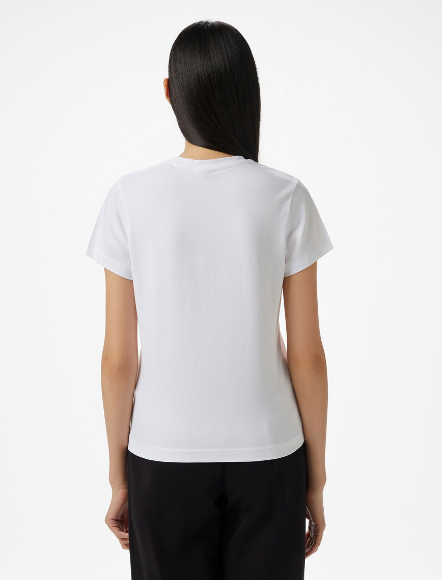 Guess Colette Ss Tee Kadın Beyaz T-Shirt Guess Colette Ss Tee Kadın Beyaz T-Shirt