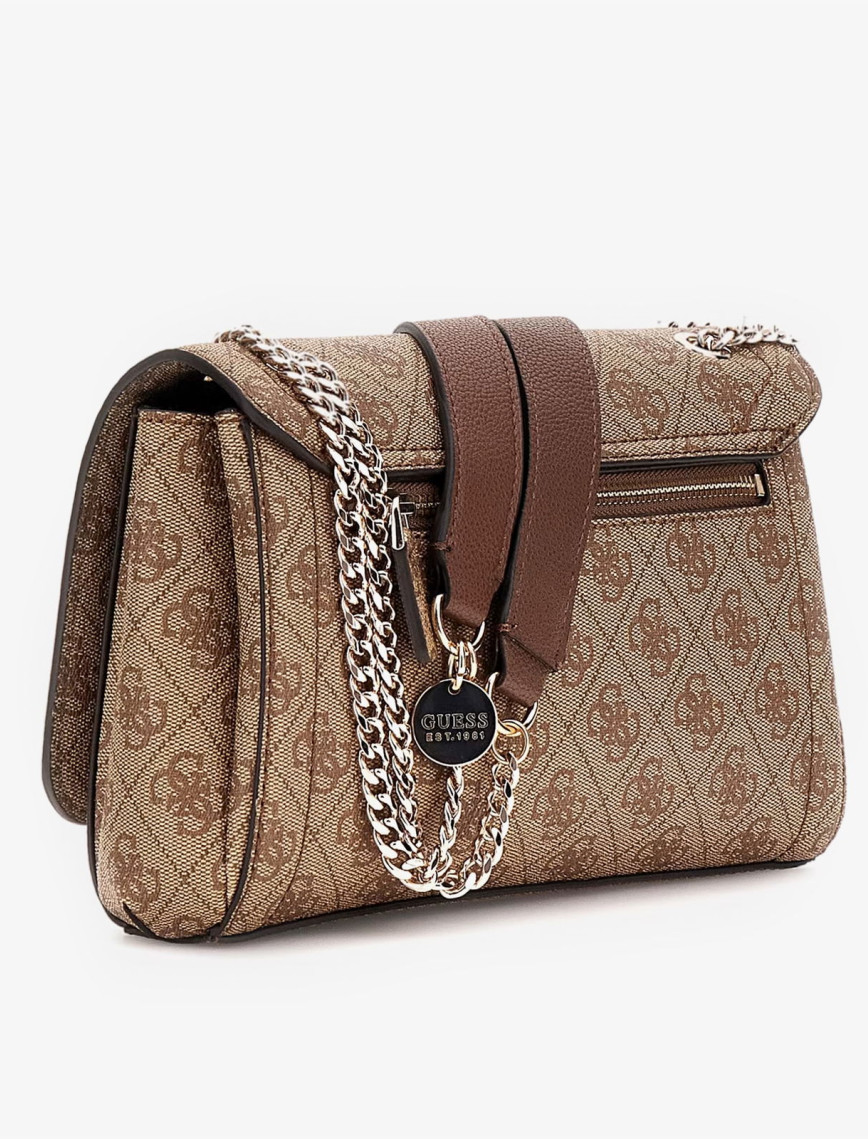 Guess Erica Kadın Kahverengi El Çantası Guess Erica Kadın Kahverengi El Çantası
