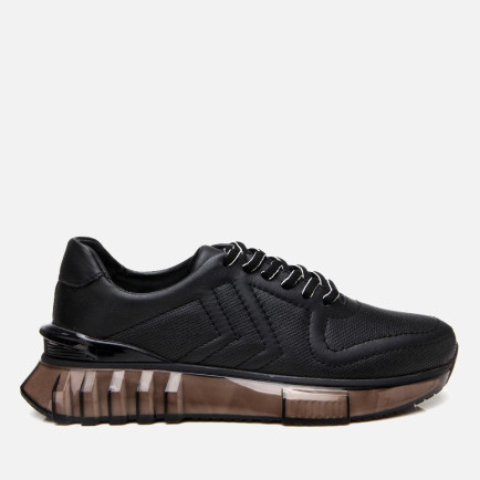 Kadın Deri Siyah Comfort Spor Ayakkabı Kadın Deri Siyah Comfort Spor Ayakkabı