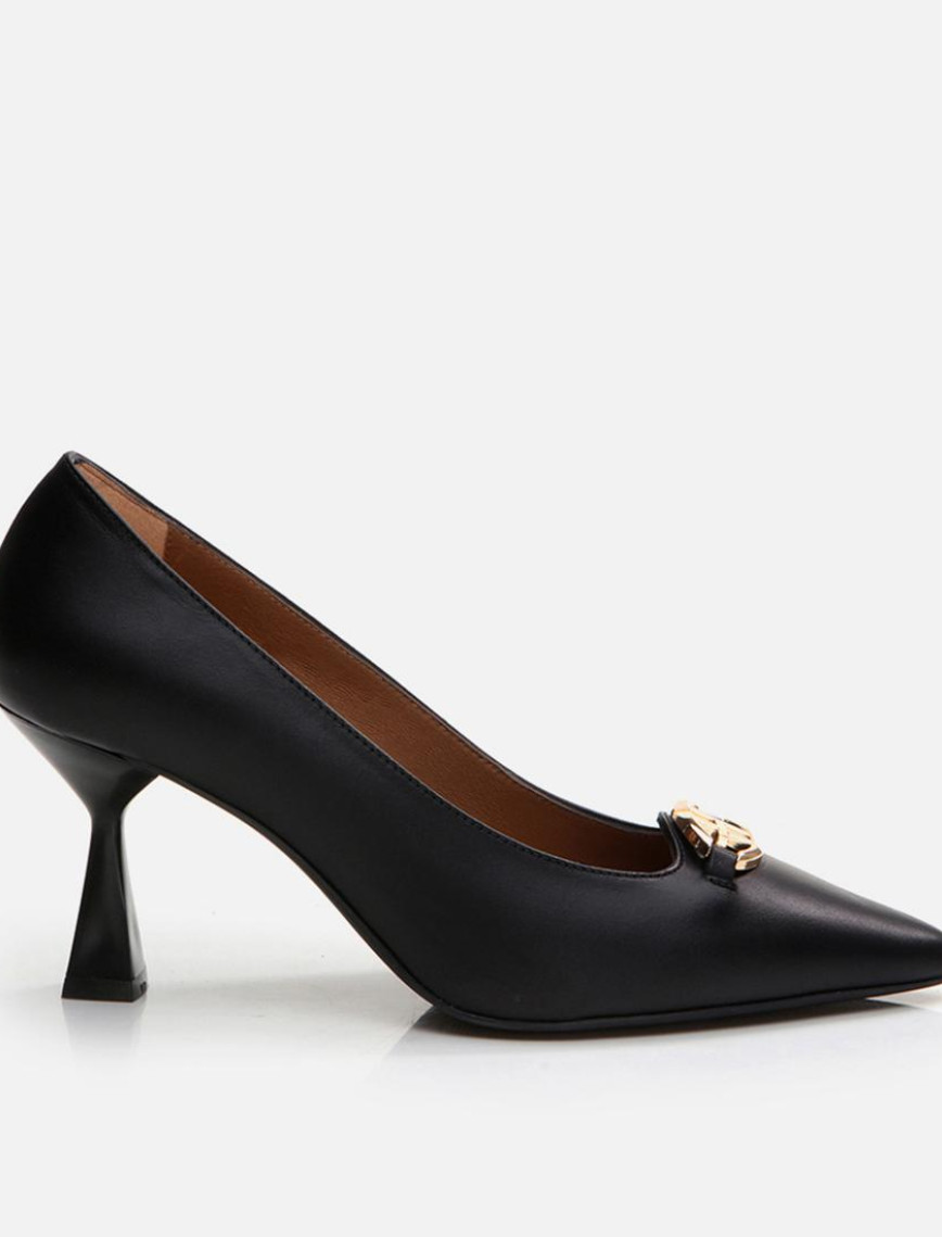 Kadın Deri Lacivert Stiletto Kadın Deri Lacivert Stiletto