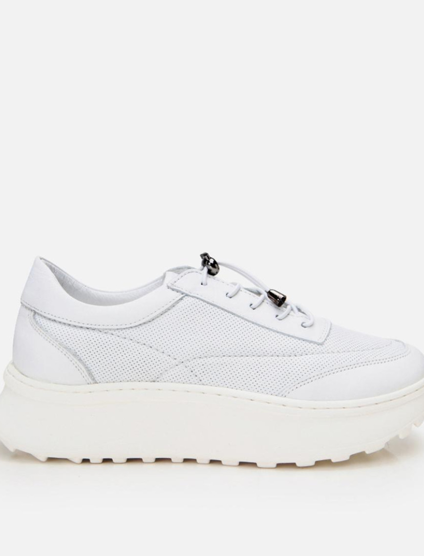 Kadın Deri Mavi Comfort Spor Ayakkabı Kadın Deri Mavi Comfort Spor Ayakkabı