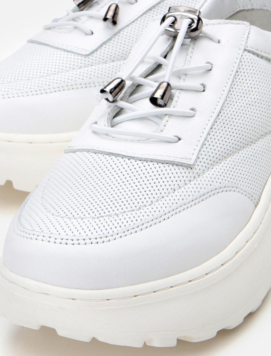 Kadın Deri Beyaz Comfort Spor Ayakkabı Kadın Deri Beyaz Comfort Spor Ayakkabı