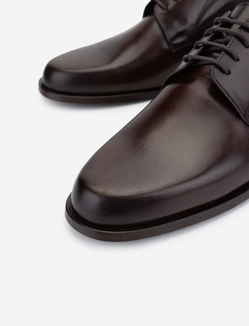 Valmenti Erkek Hakiki Deri Kahverengi Deri Klasik Ayakkabı