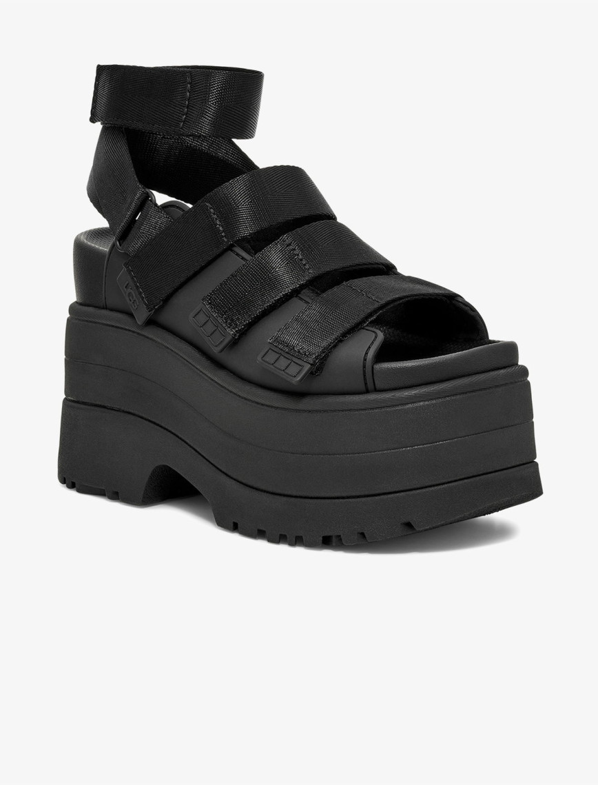 UGG Goldenrise Kadın Siyah Sandalet UGG Goldenrise Kadın Siyah Sandalet