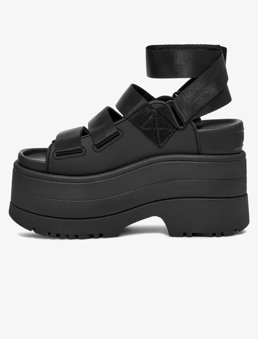 UGG Goldenrise Kadın Siyah Sandalet UGG Goldenrise Kadın Siyah Sandalet