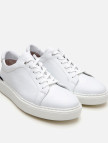 Erkek Deri Beyaz Ultra Hafif Tabanlı Spor Ayakkabı Erkek Deri Beyaz Ultra Hafif Tabanlı Spor Ayakkabı