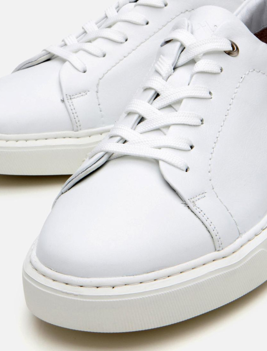 Erkek Deri Beyaz Ultra Hafif Tabanlı Spor Ayakkabı Erkek Deri Beyaz Ultra Hafif Tabanlı Spor Ayakkabı