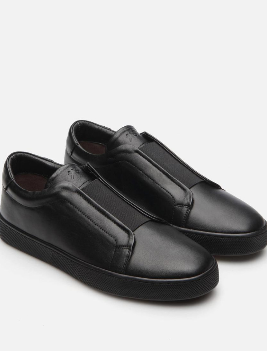 Erkek Deri Siyah Yaya Günlük Ayakkabı Erkek Deri Siyah Yaya Günlük Ayakkabı