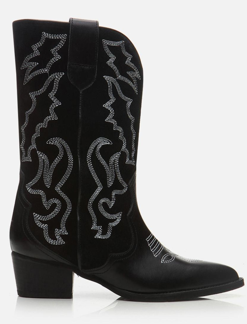 Kadın Deri Siyah Çizme Kadın Deri Siyah Çizme