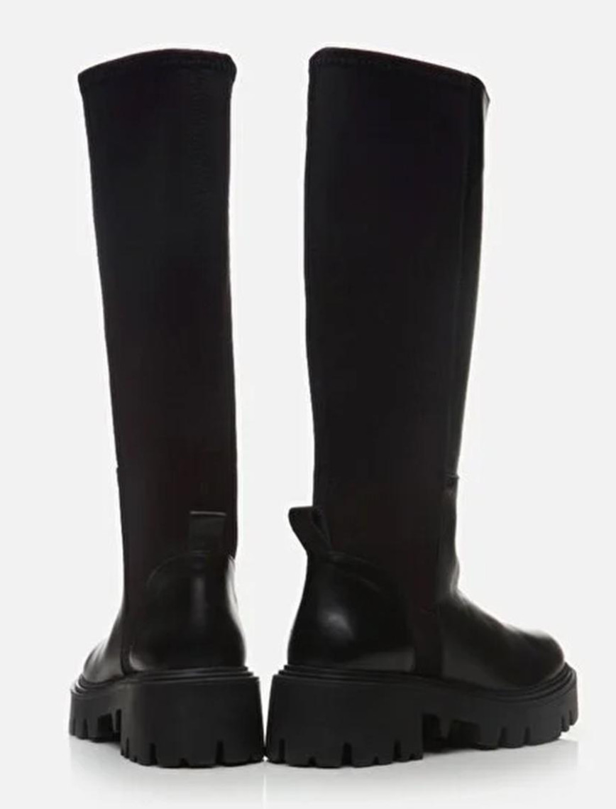 Kadın Deri Siyah Çizme Kadın Deri Siyah Çizme