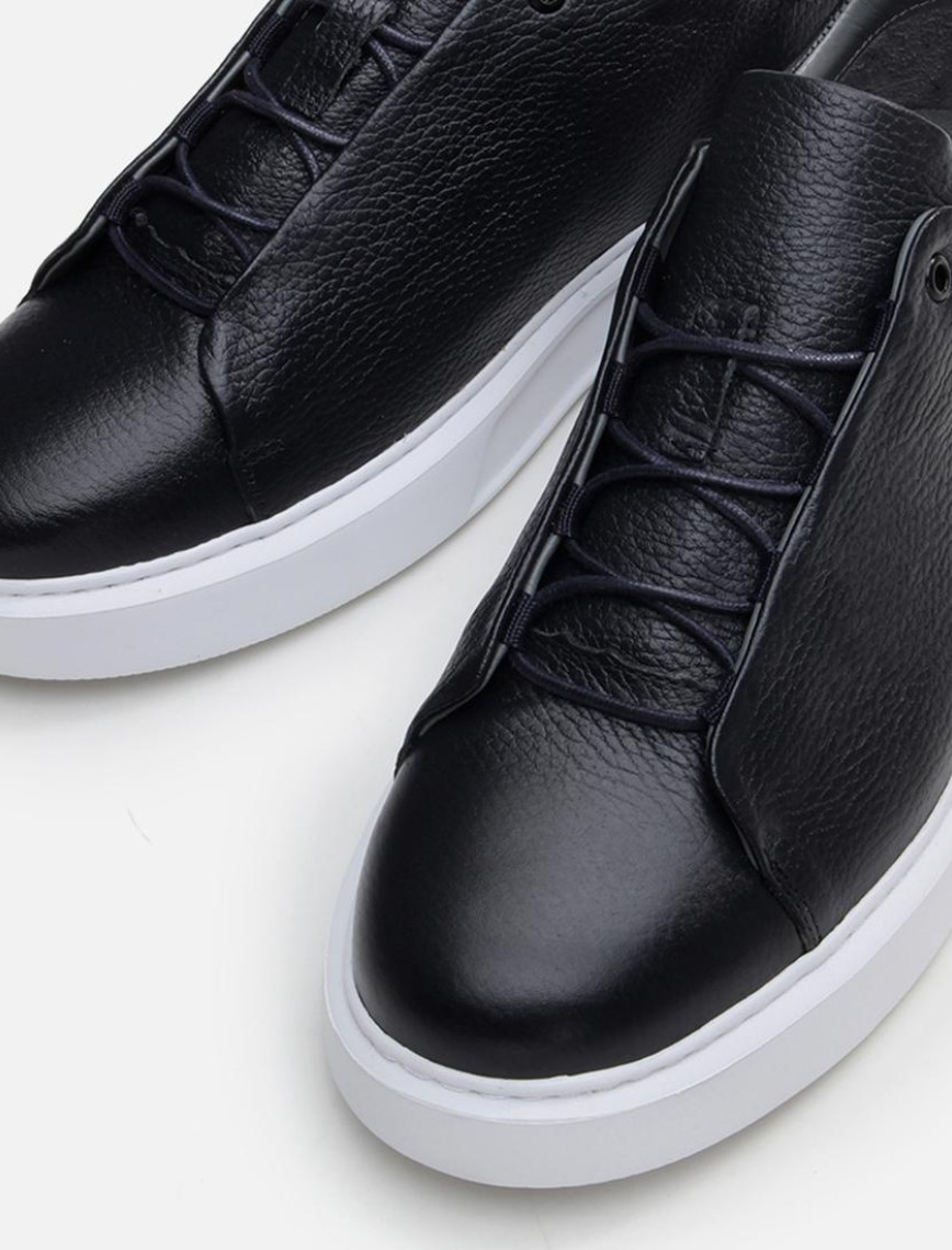 Erkek Deri Lacivert Günlük Ayakkabı Erkek Deri Lacivert Günlük Ayakkabı