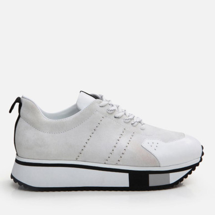 Erkek Deri Beyaz Spor Ayakkabı Erkek Deri Beyaz Spor Ayakkabı