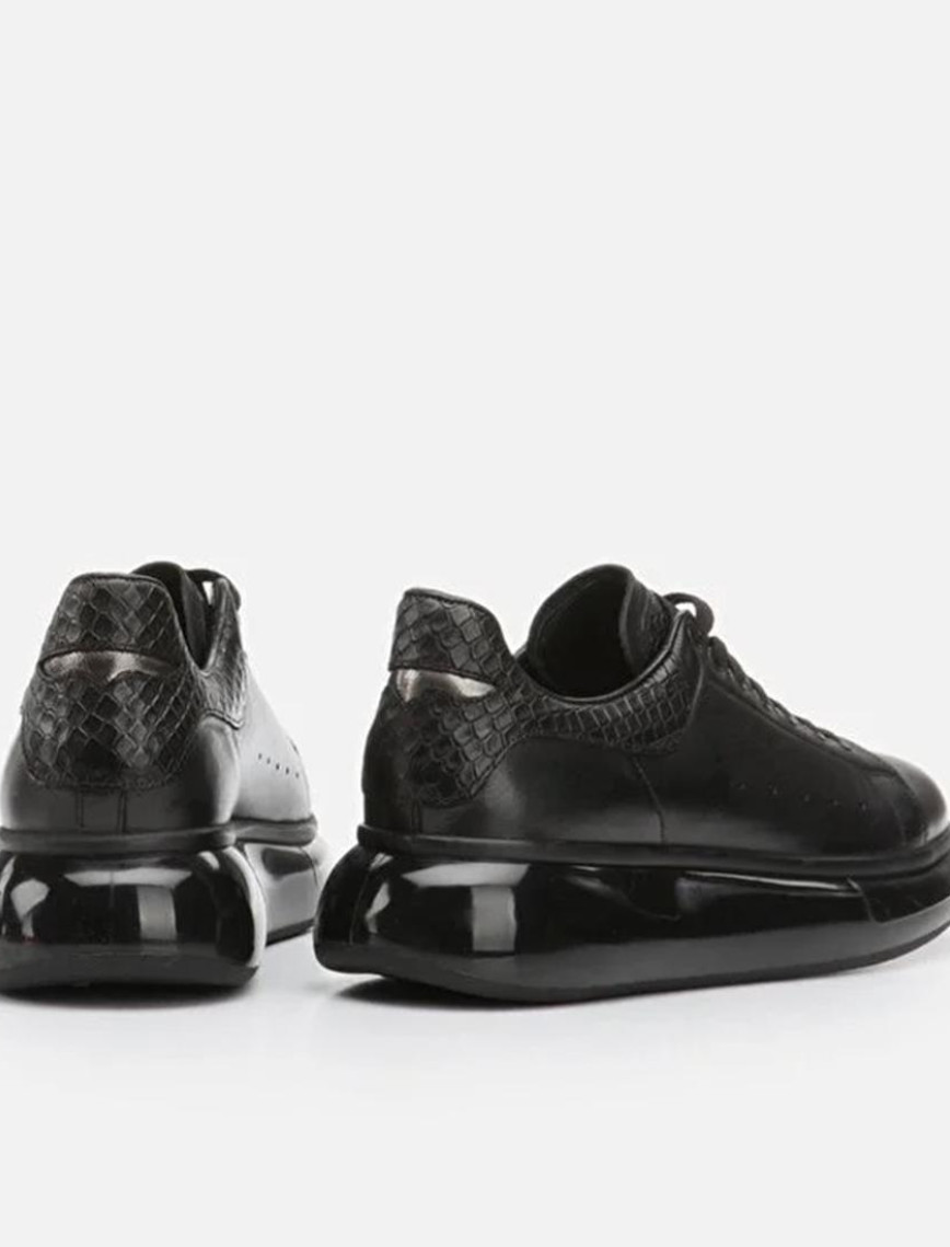 Erkek Deri Siyah Günlük Ayakkabı Erkek Deri Siyah Günlük Ayakkabı