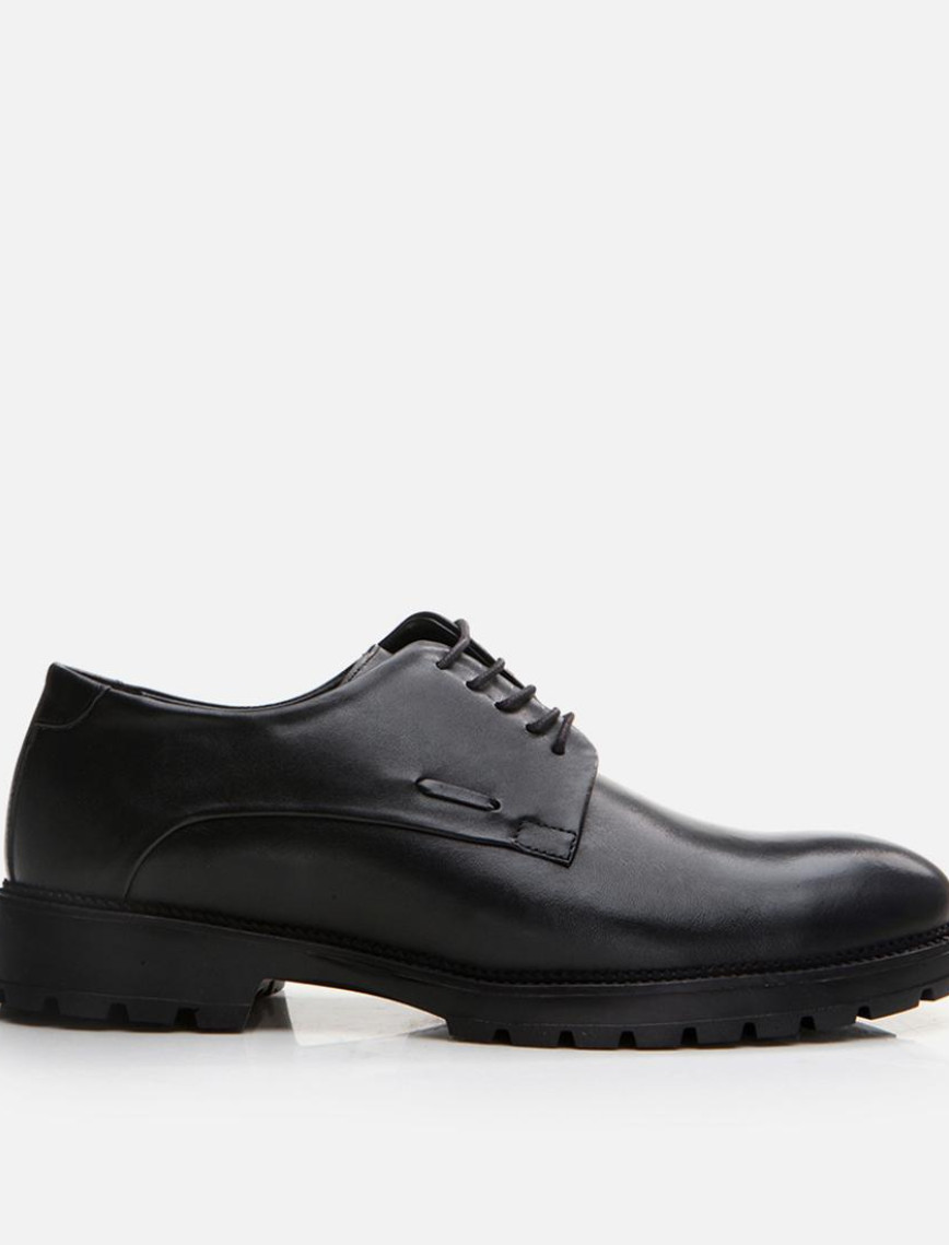 Erkek Deri Siyah Günlük Ayakkabı Erkek Deri Siyah Günlük Ayakkabı