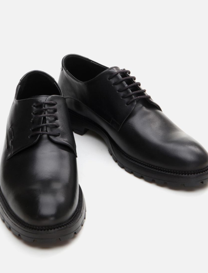 Erkek Deri Siyah Günlük Ayakkabı Erkek Deri Siyah Günlük Ayakkabı