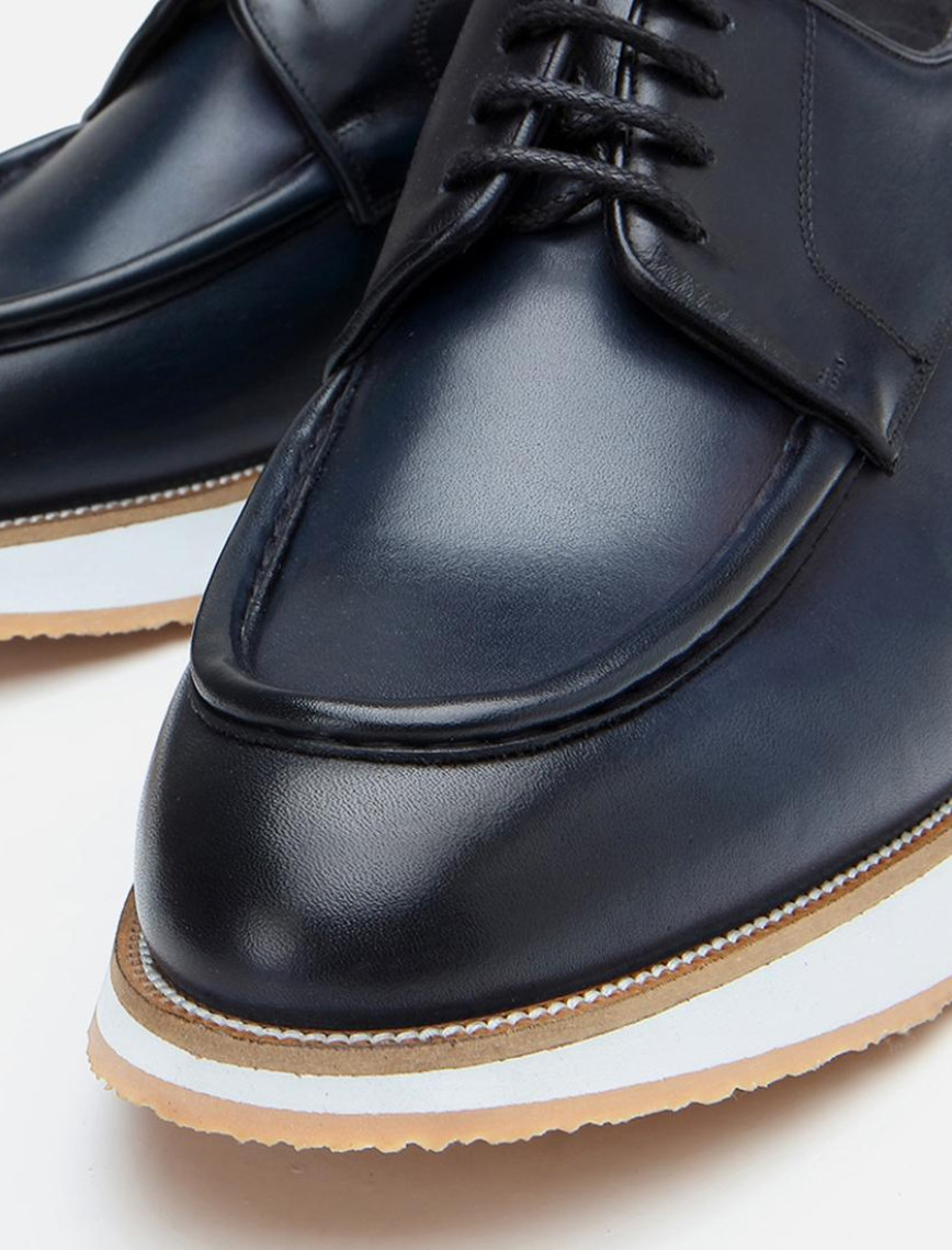 Erkek Deri Lacivert Günlük Ayakkabı Erkek Deri Lacivert Günlük Ayakkabı