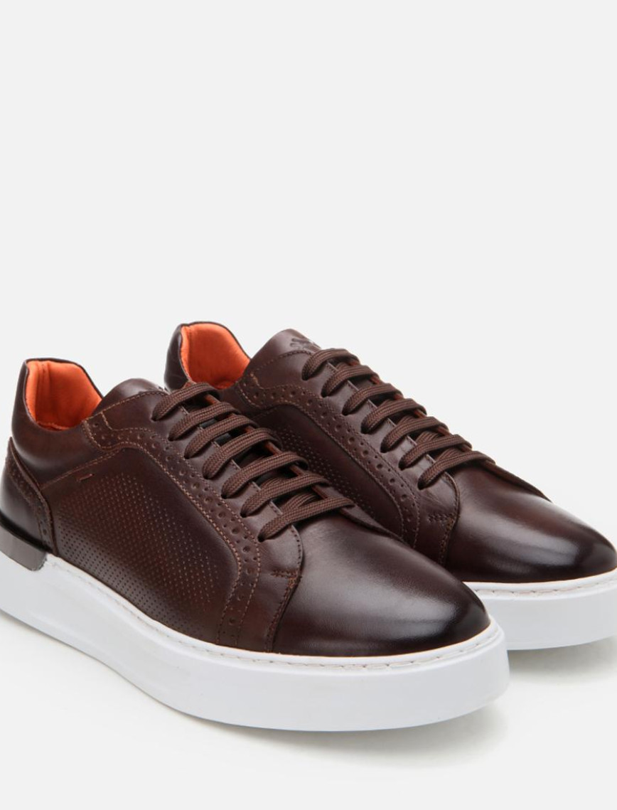 Erkek Deri Kahverengi Günlük Ayakkabı Erkek Deri Kahverengi Günlük Ayakkabı