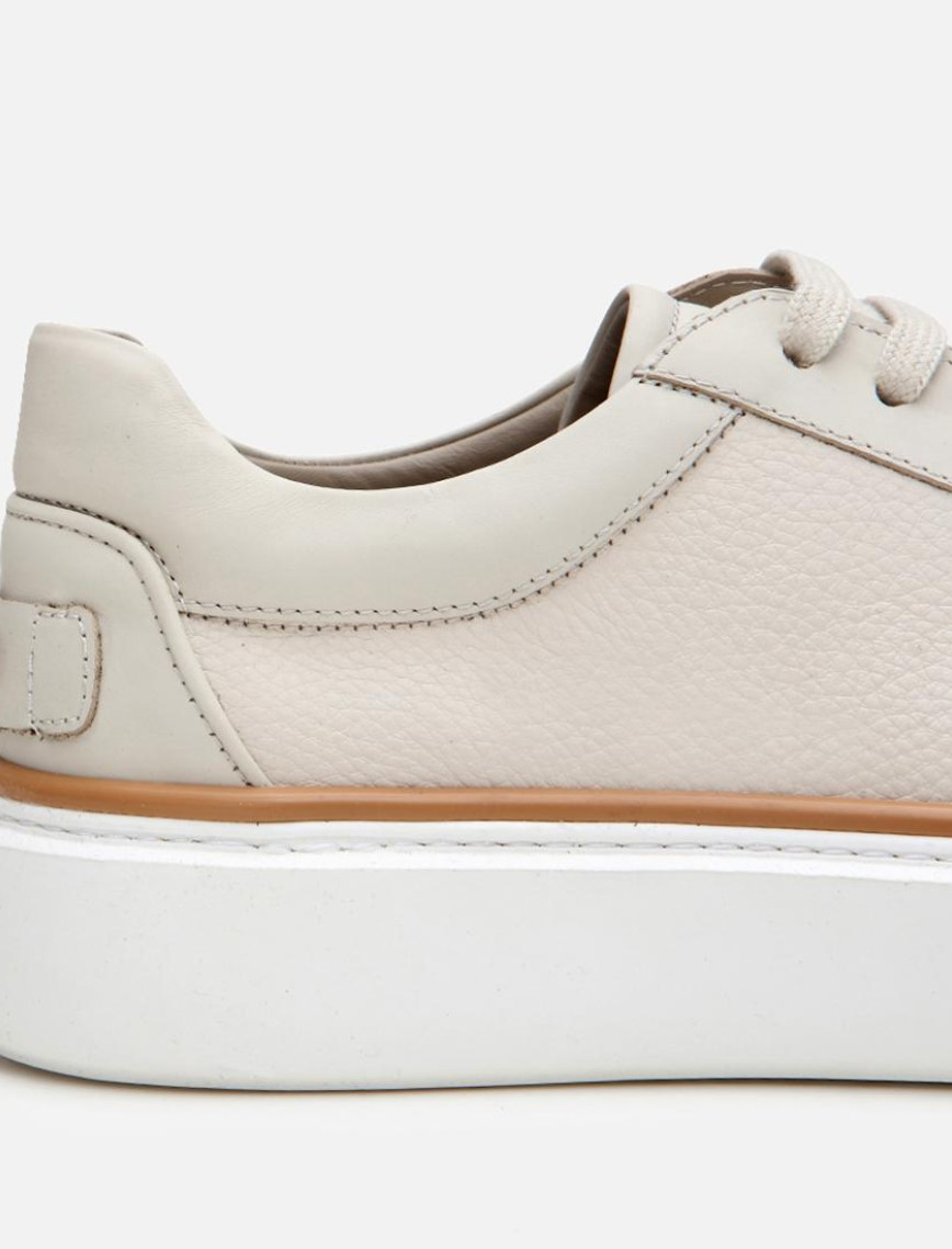 Erkek Deri Bej Hafif Tabanlı Spor Ayakkabı Erkek Deri Bej Hafif Tabanlı Spor Ayakkabı