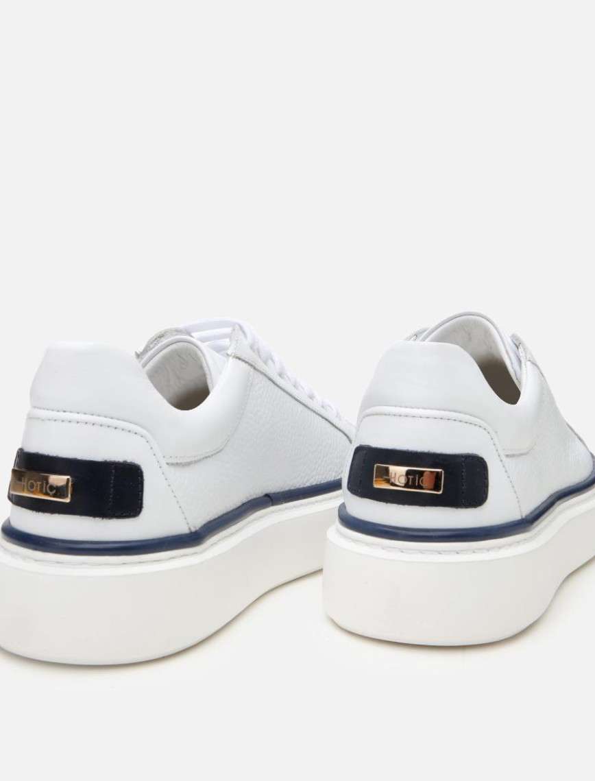 Erkek Deri Beyaz Hafif Tabanlı Spor Ayakkabı Erkek Deri Beyaz Hafif Tabanlı Spor Ayakkabı