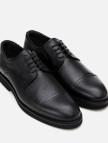 Erkek Deri Siyah Ultra Hafif Tabanlı Klasik Ayakkabı Erkek Deri Siyah Ultra Hafif Tabanlı Klasik Ayakkabı