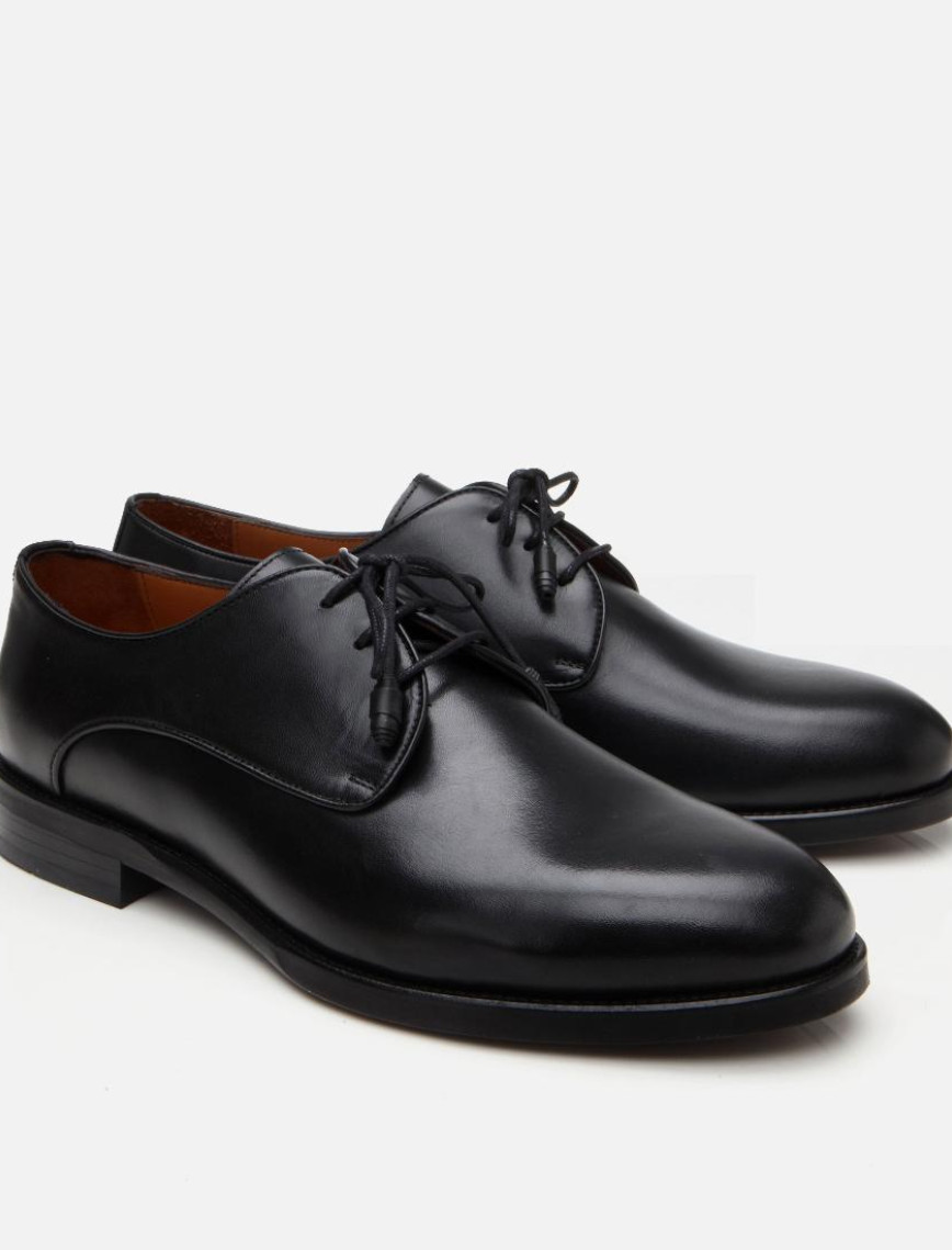 Erkek Deri Siyah Klasik Ayakkabı Erkek Deri Siyah Klasik Ayakkabı