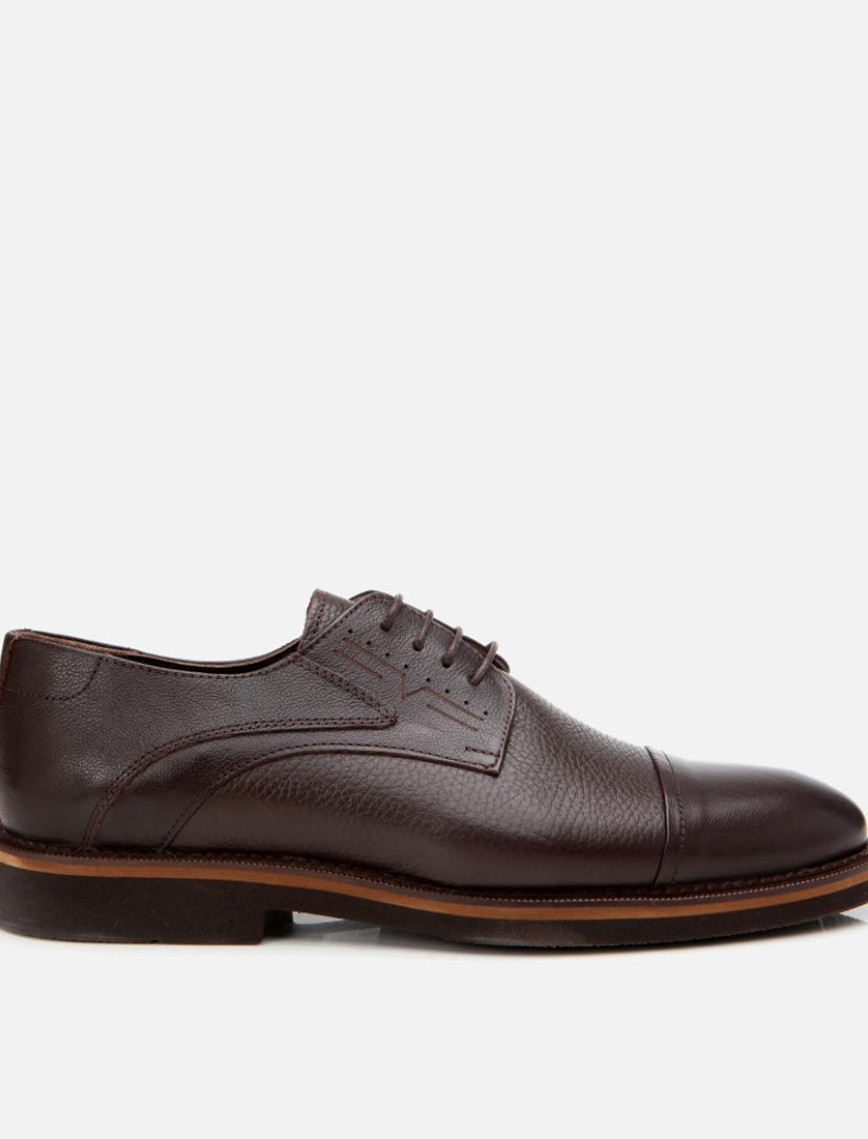 Erkek Deri Kahverengi Ultra Hafif Tabanlı Klasik Ayakkabı Erkek Deri Kahverengi Ultra Hafif Tabanlı Klasik Ayakkabı