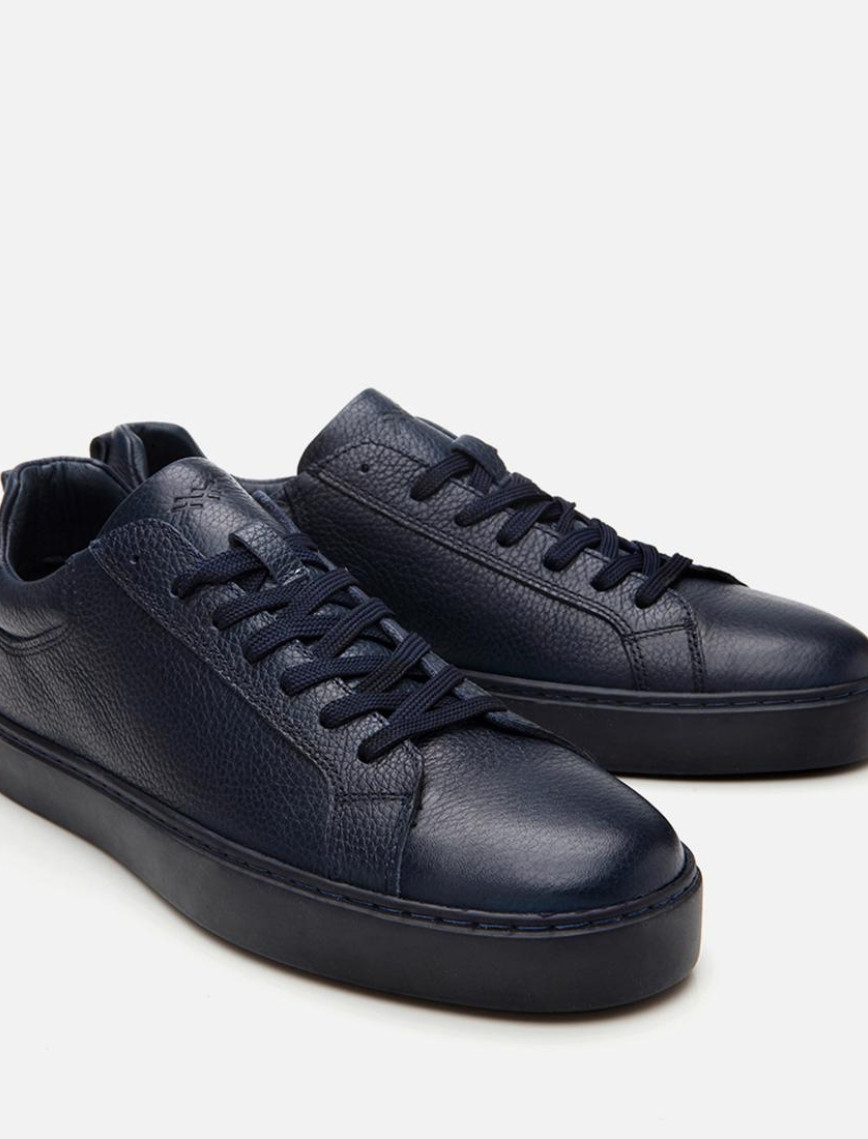 Erkek Deri Lacivert Günlük Ayakkabı Erkek Deri Lacivert Günlük Ayakkabı