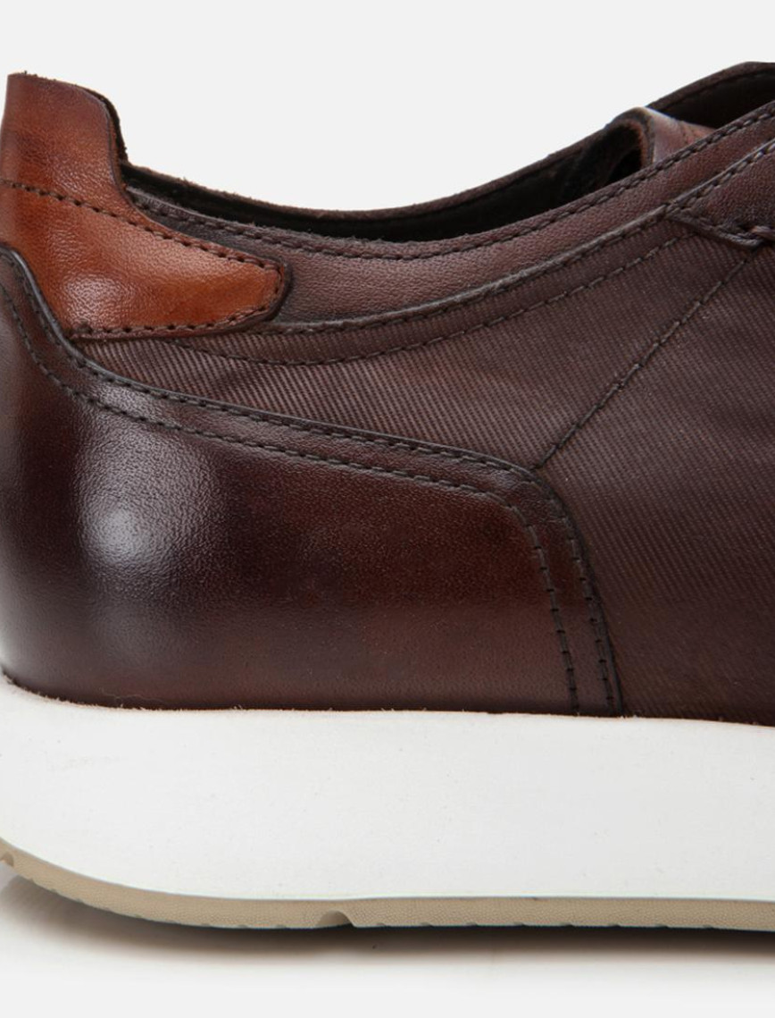 Erkek Deri Kahverengi Spor Ayakkabı Erkek Deri Kahverengi Spor Ayakkabı