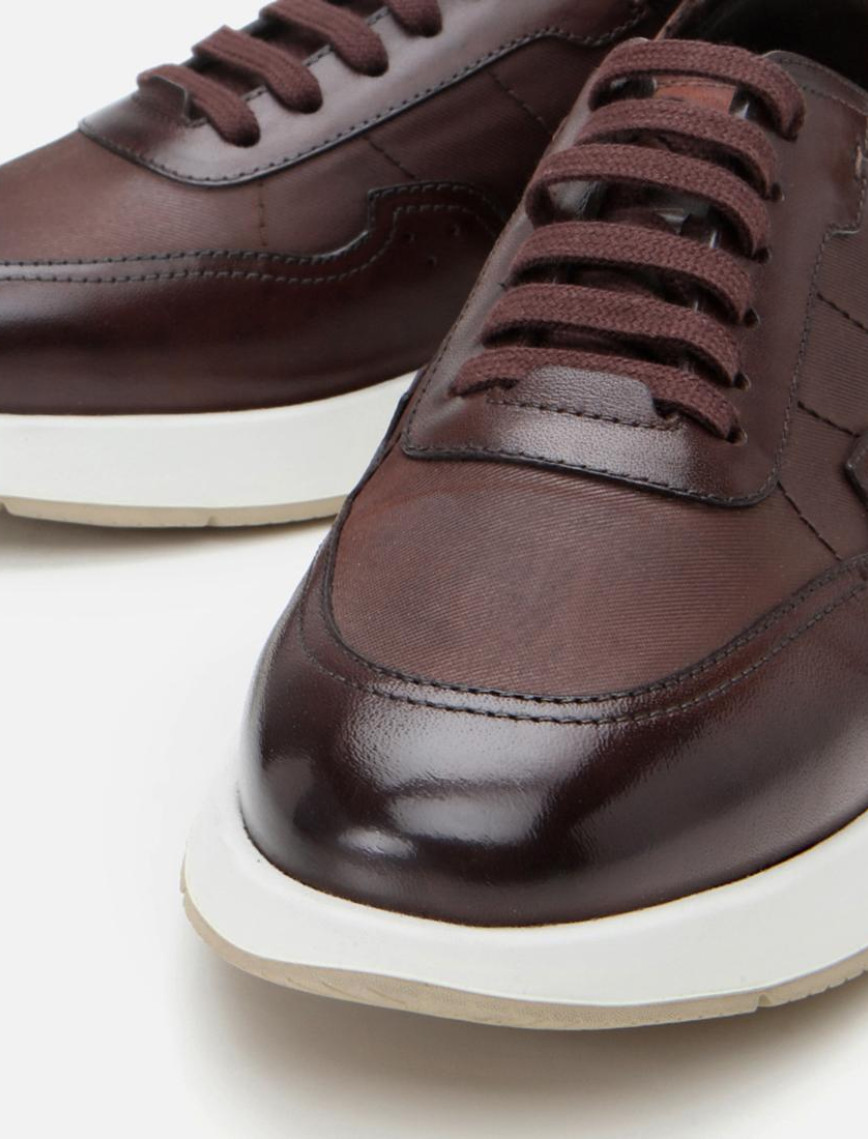 Erkek Deri Kahverengi Spor Ayakkabı Erkek Deri Kahverengi Spor Ayakkabı