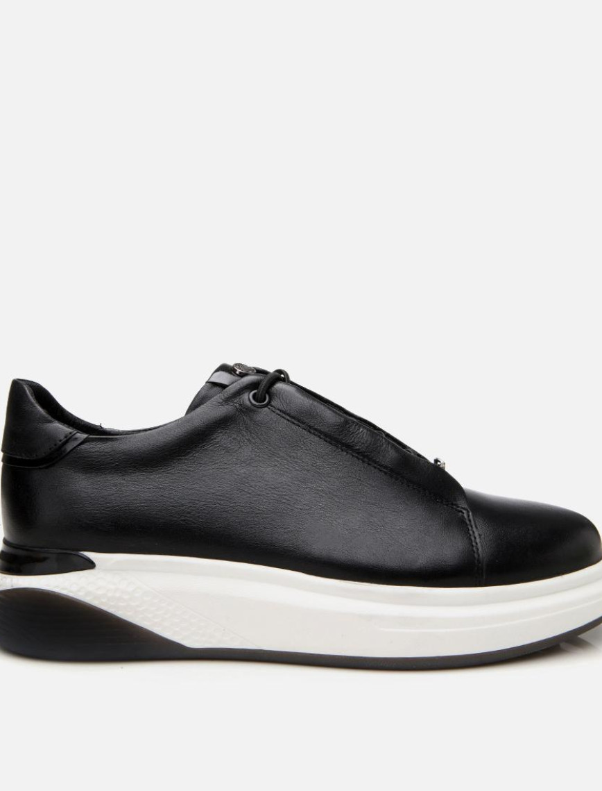 Erkek Deri Beyaz Yüksek Tabanlı Spor Ayakkabı Erkek Deri Beyaz Yüksek Tabanlı Spor Ayakkabı