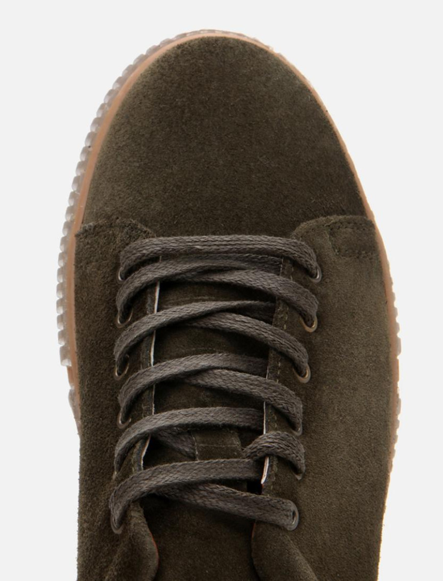 Erkek Süet Deri Haki Spor Ayakkabı Erkek Süet Deri Haki Spor Ayakkabı