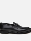 Erkek Deri Siyah Hafif Tabanlı Klasik Loafer Erkek Deri Siyah Hafif Tabanlı Klasik Loafer