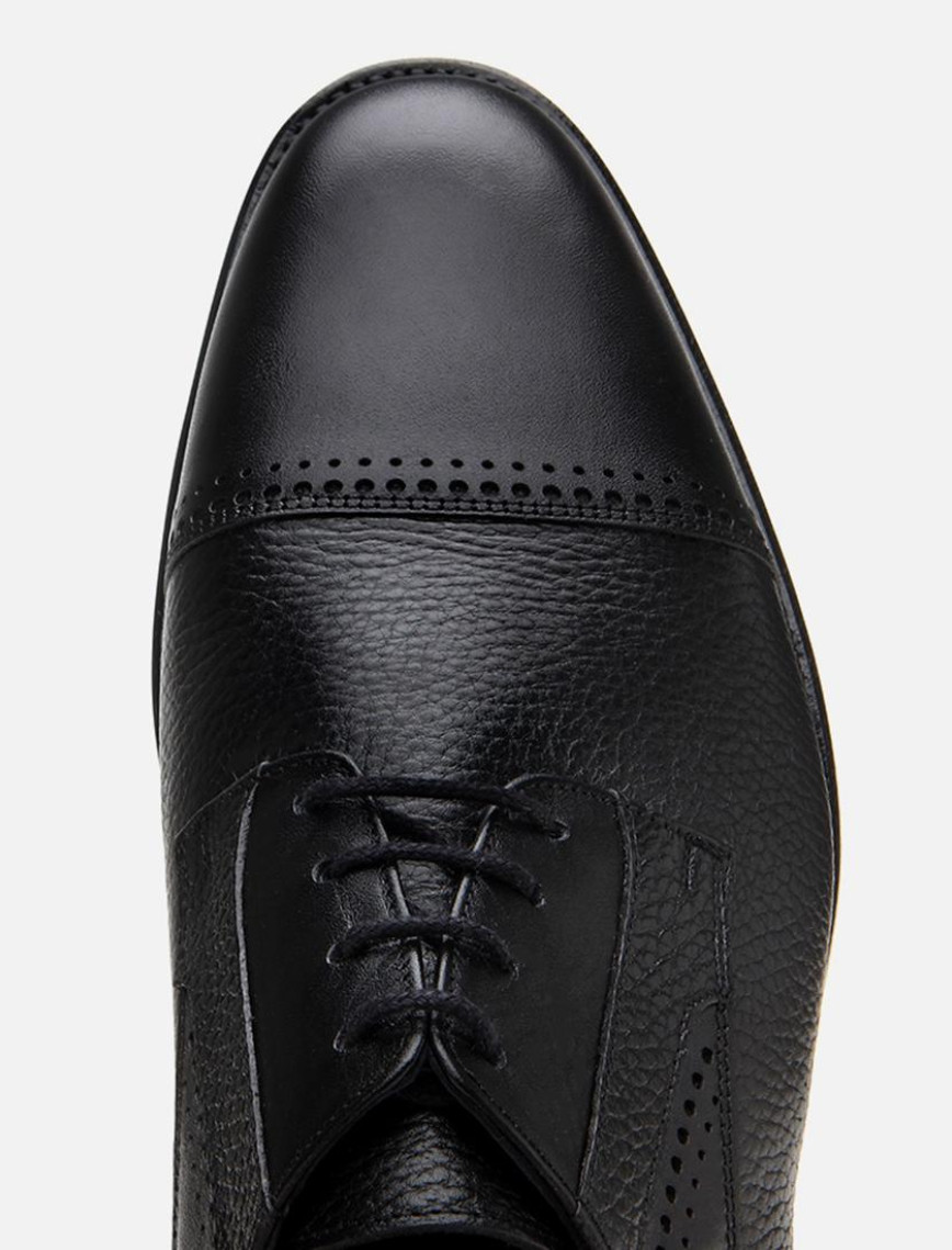 Erkek Deri Siyah Klasik Ayakkabı Erkek Deri Siyah Klasik Ayakkabı