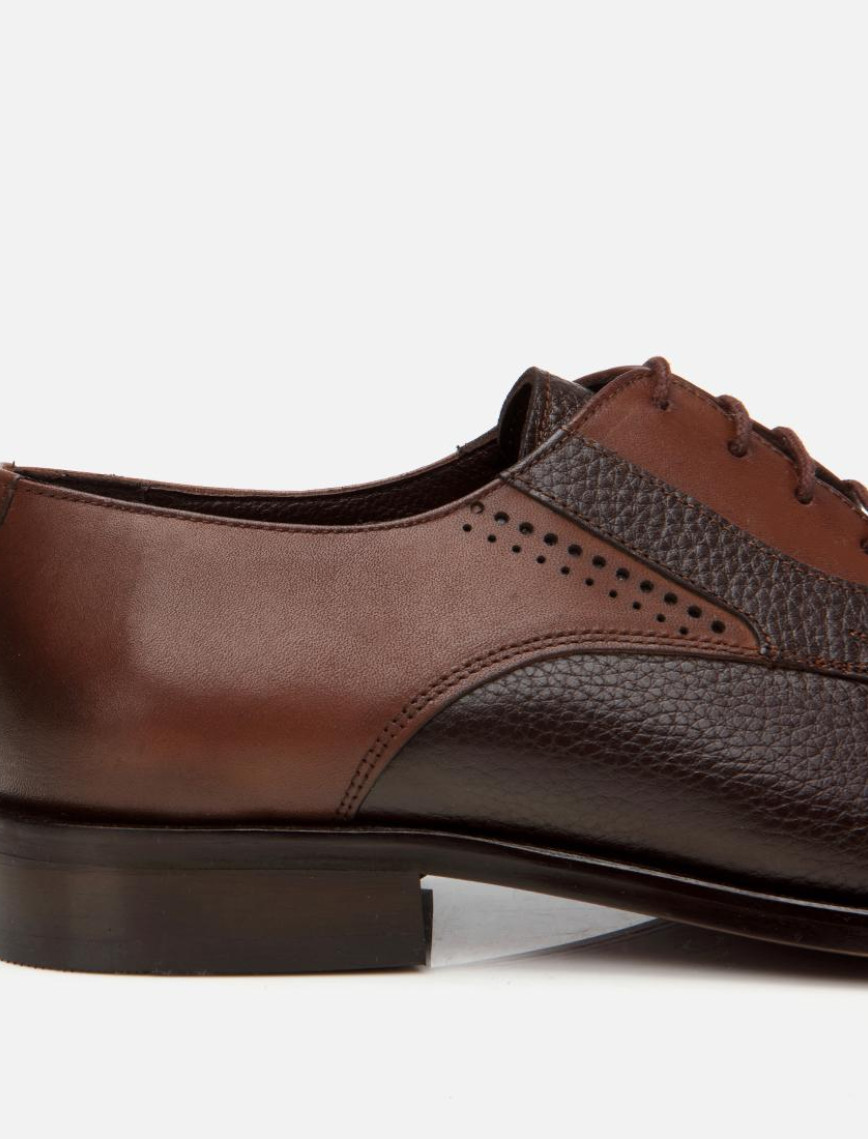 Erkek Deri Kahverengi Klasik Ayakkabı Erkek Deri Kahverengi Klasik Ayakkabı