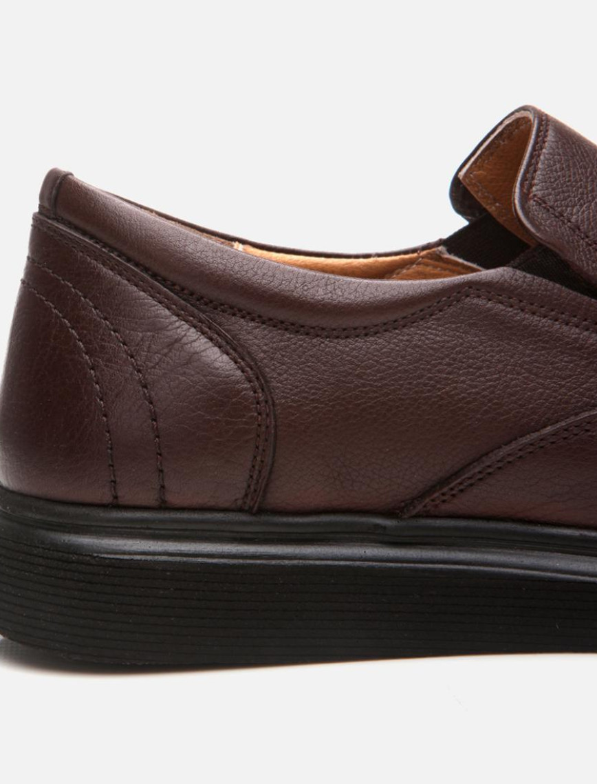 Erkek Deri Kahverengi Rahat Günlük Ayakkabı Erkek Deri Kahverengi Rahat Günlük Ayakkabı