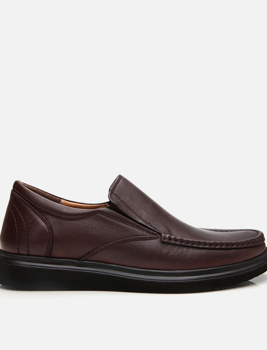 Erkek Deri Kahverengi Rahat Günlük Ayakkabı Erkek Deri Kahverengi Rahat Günlük Ayakkabı