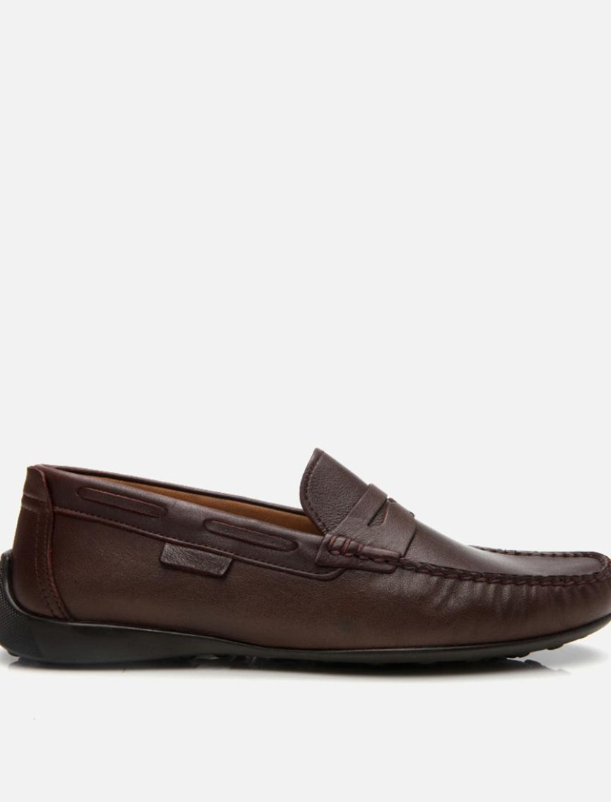 Erkek Deri Kahverengi Günlük Loafer Erkek Deri Kahverengi Günlük Loafer