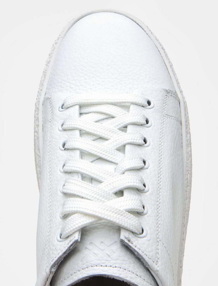 Erkek Deri Beyaz Spor Ayakkabı Erkek Deri Beyaz Spor Ayakkabı