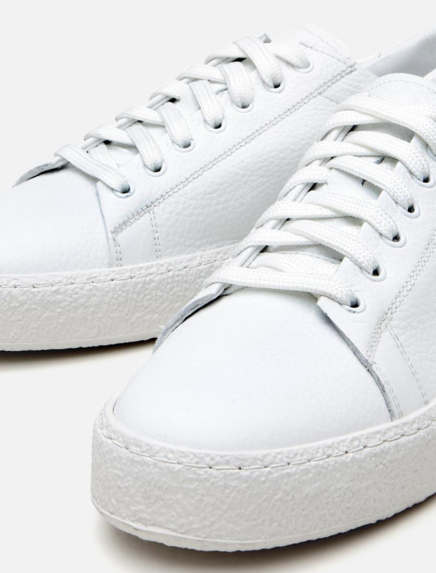 Erkek Deri Beyaz Spor Ayakkabı Erkek Deri Beyaz Spor Ayakkabı