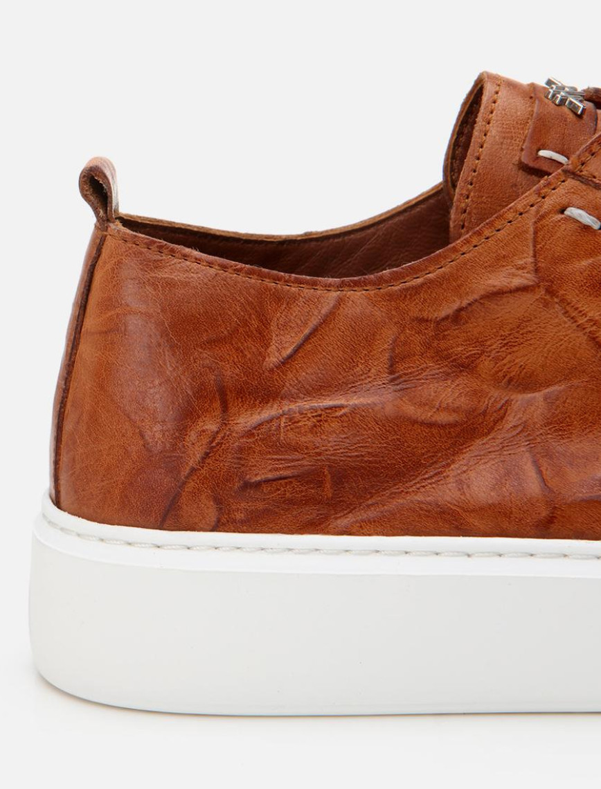 Erkek Deri Taba Hafif Tabanlı Spor Ayakkabı Erkek Deri Taba Hafif Tabanlı Spor Ayakkabı