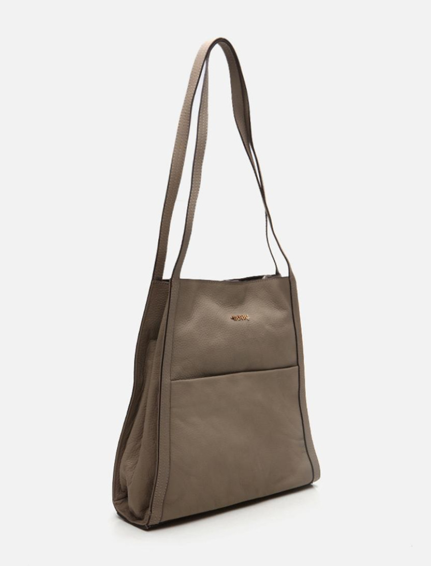 Kadın Deri Vizon Omuz Çantası Kadın Deri Vizon Omuz Çantası