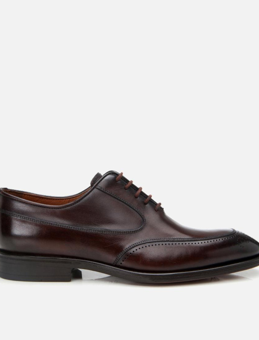 Erkek Deri Kahverengi Klasik Şık Ayakkabı Erkek Deri Kahverengi Klasik Şık Ayakkabı