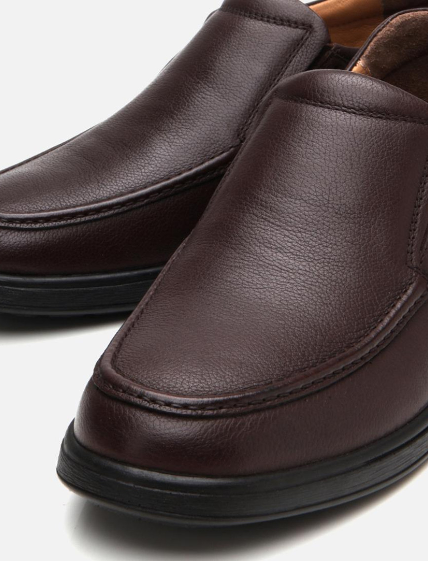 Erkek Deri Kahverengi Rahat Günlük Ayakkabı Erkek Deri Kahverengi Rahat Günlük Ayakkabı